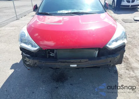 2013 Hyundai Veloster Base W/Black из США, поврежденный, VIN KMHTC6AD5DU128592